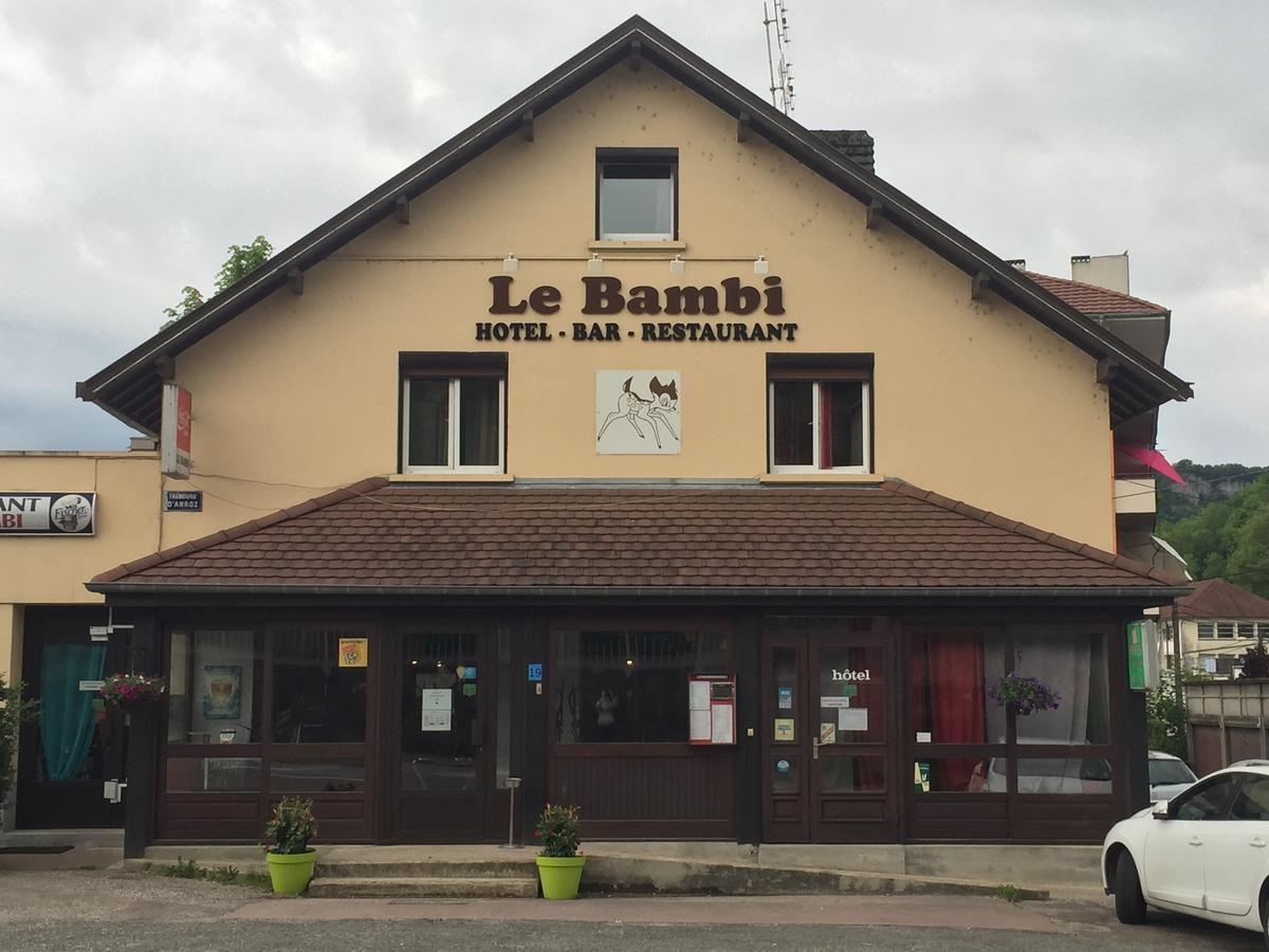 Hotel Le Bambi Baume-les-Dames Exteriör bild